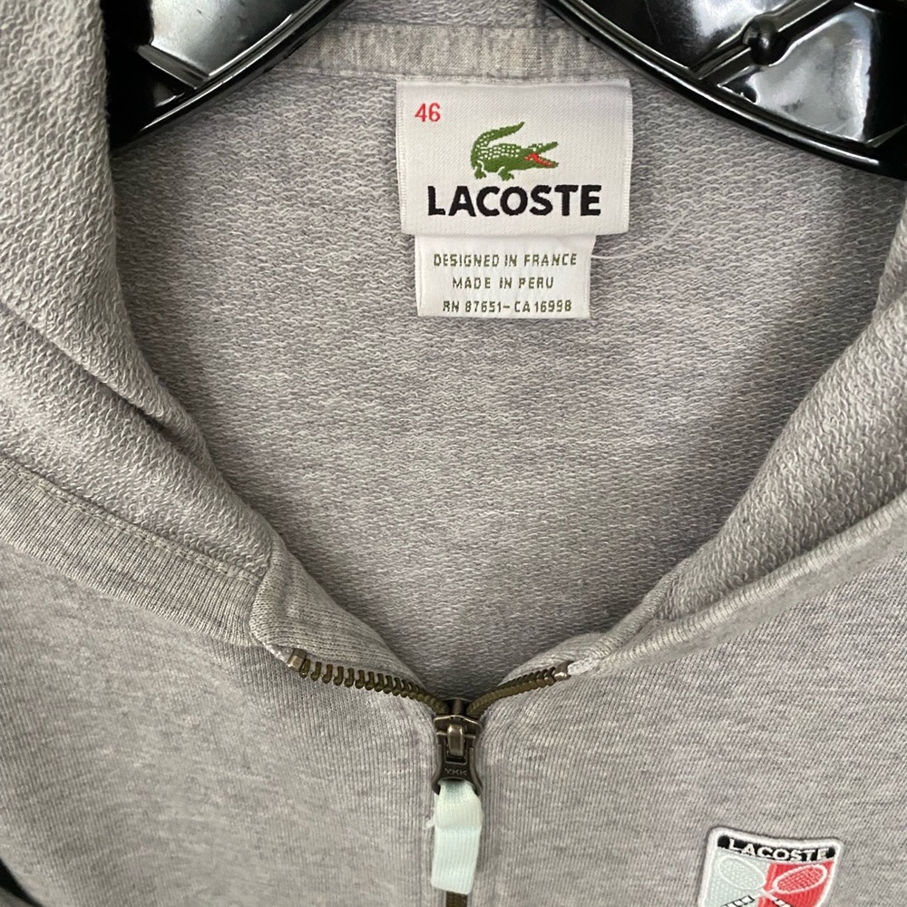 LaCoste zip up hoodie